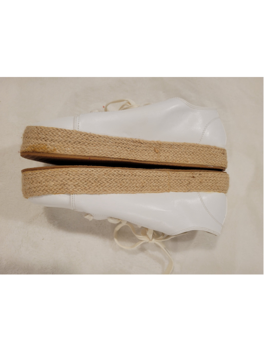 Women's Madden NYC White Espadrille Sneakers Size 11 - Picture 6 of 6